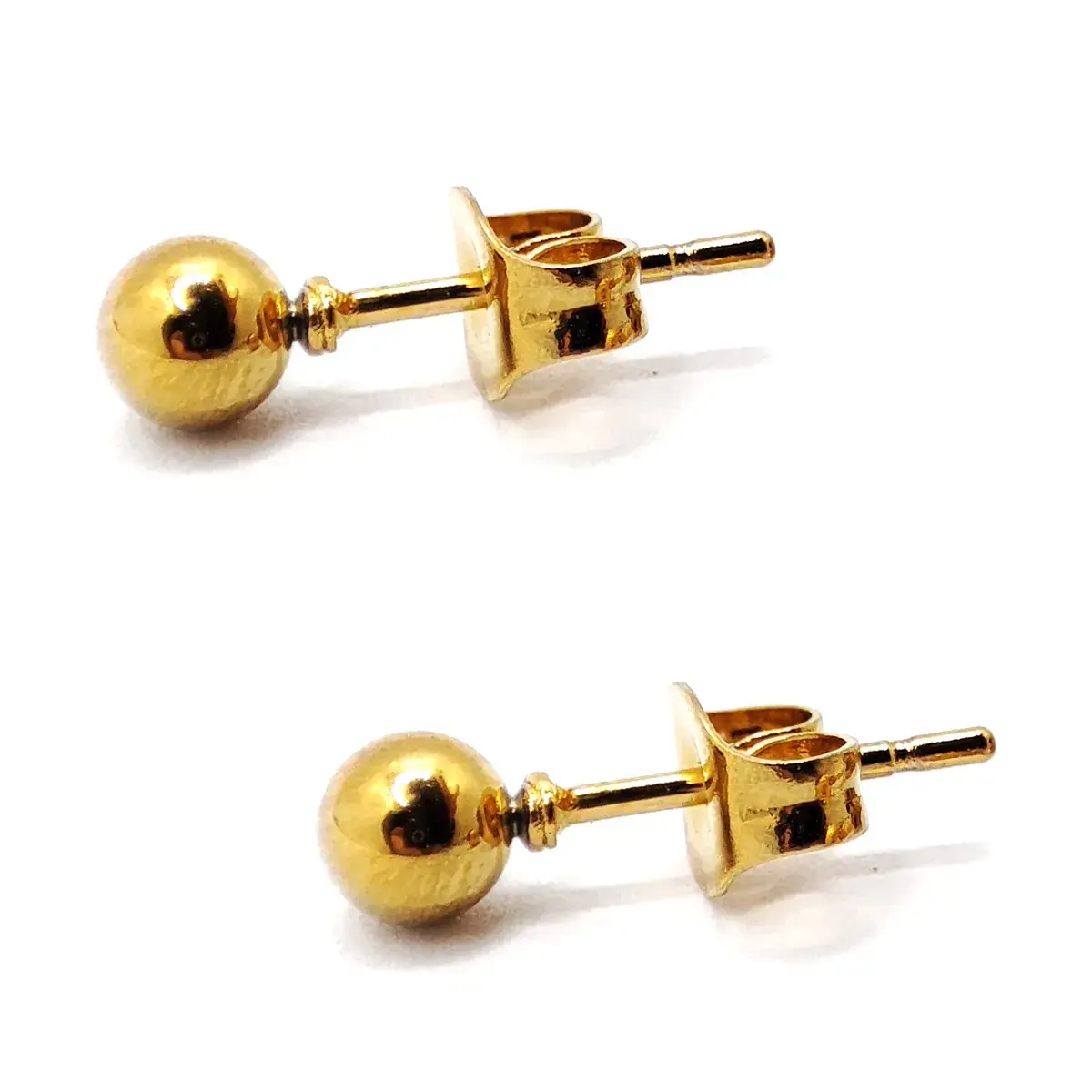 Triple Par de Aretes y Broqueles Acero Inox Ojo Turco
