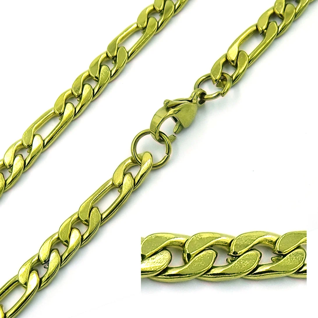 Cadena Larga Acero Inoxidable Dorado Tradicional Max
