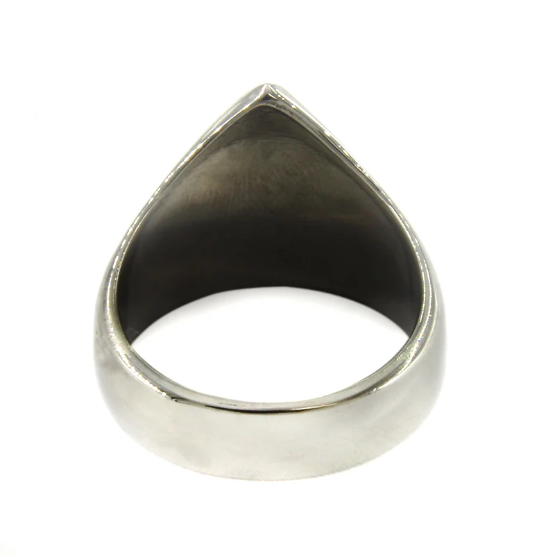 Anillo Acero Plateado Hombre Valknut Nudo de Odin Vintage