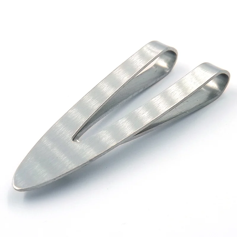Clip para Billetes Plateado Triangulo Slim