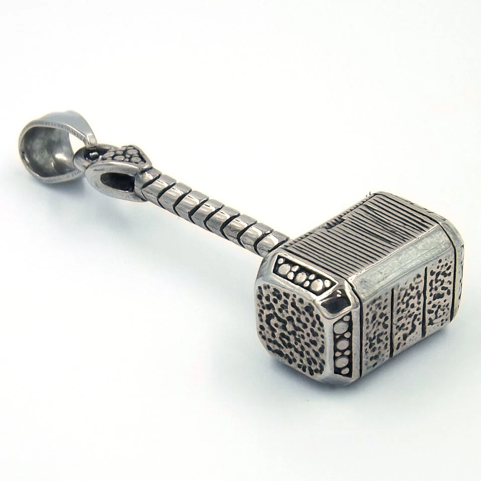 Dije de Acero Inoxidable Martillo Real de Thor