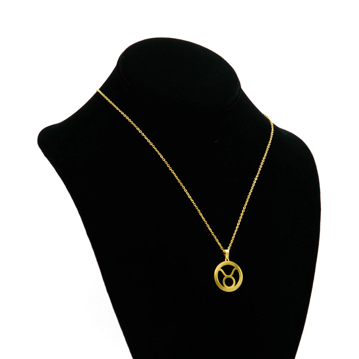 Set Joyeria Acero Dorado Signo Zodiacal Tauro Horoscopo