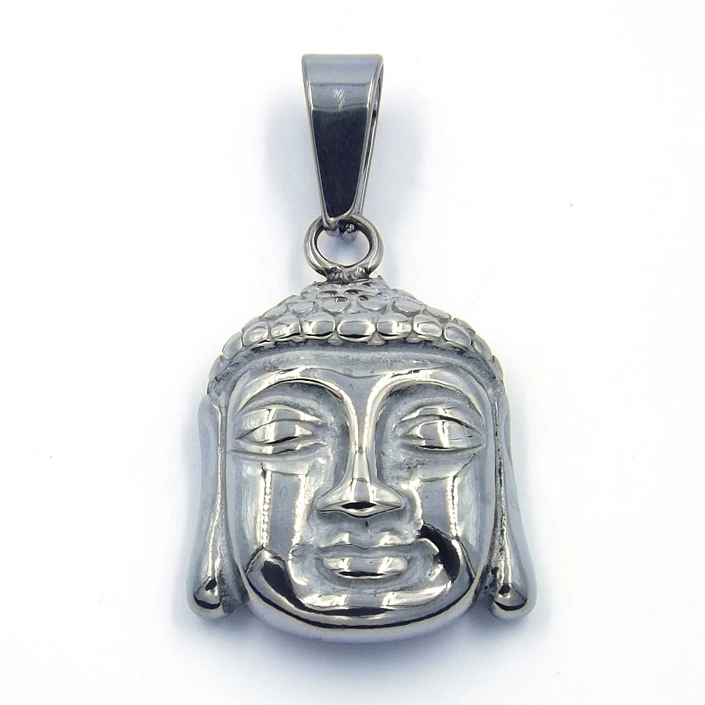 Dije Acero Inoxidable Cabeza Buda Tipo Busto