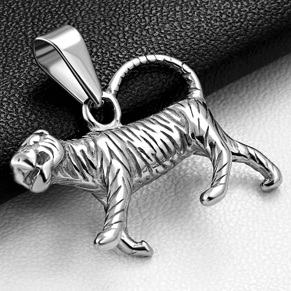 Dije Acero Inoxidable Tigre Bengala Zodiaco Chino