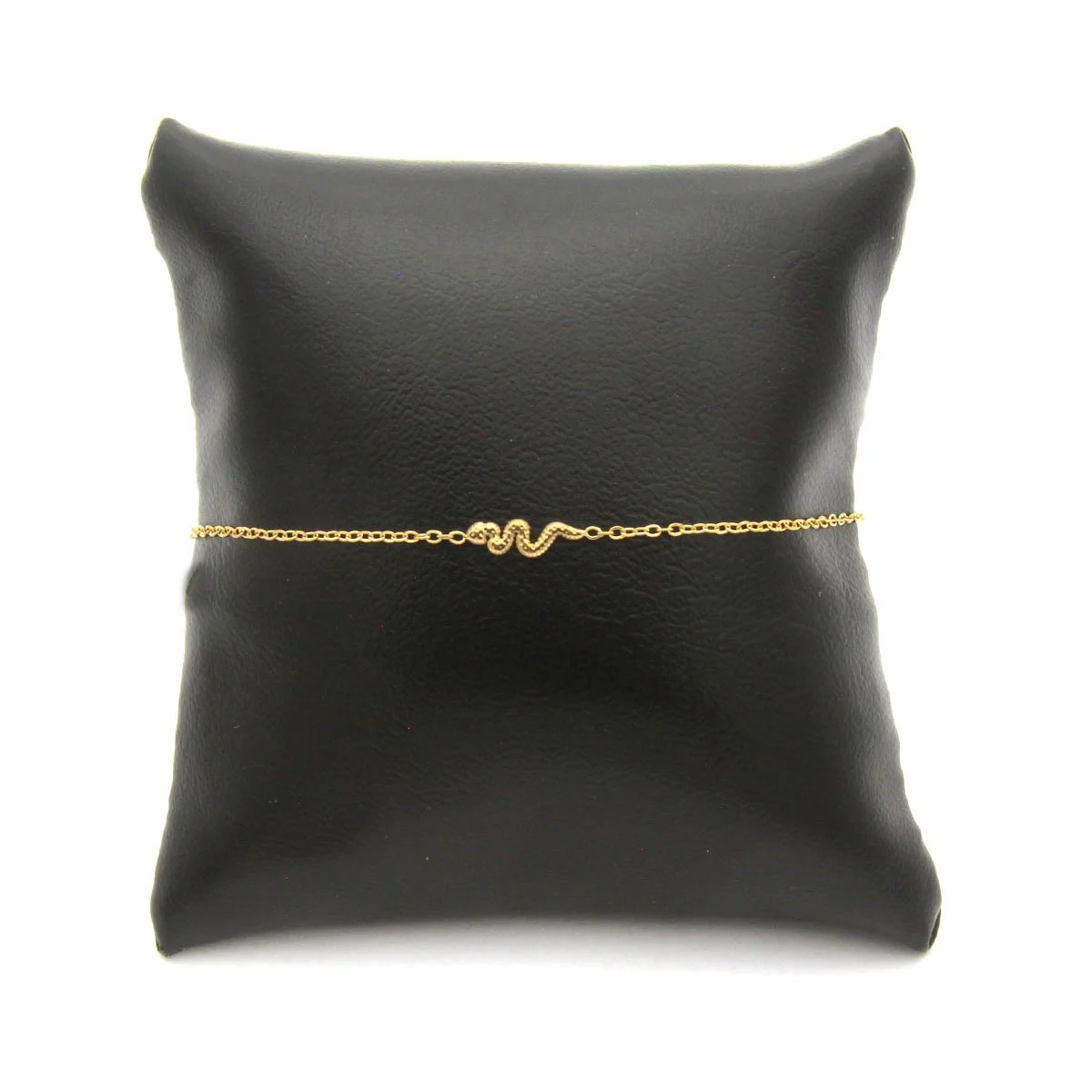 Pulsera Acero Inoxidable Dorado Mini Pulsera Serpiente