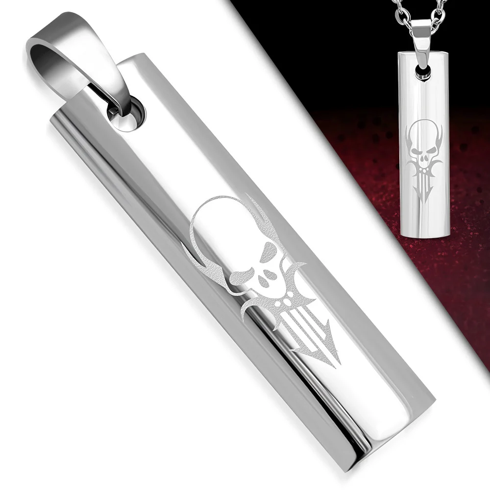 Dije Acero Inox Calavera Drácula Chopper Biker