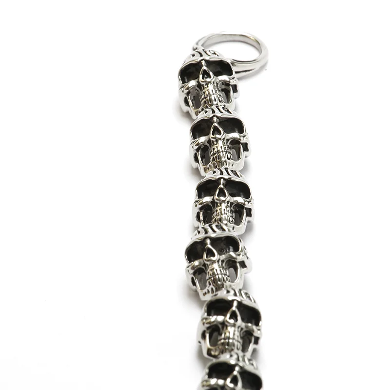Pulsera de Acero Inoxidable Calavera Infernal
