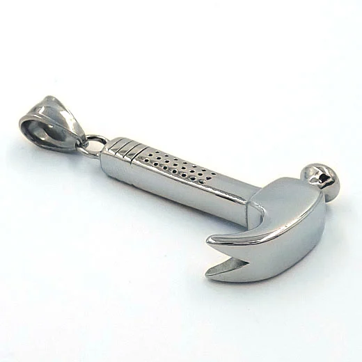 Dije de Acero Inoxidable Martillo Herramienta Carpintero