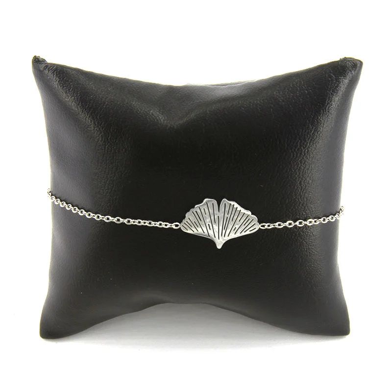 Pulsera Acero Inox Plateado Cola Sirena Amuleto Libertad