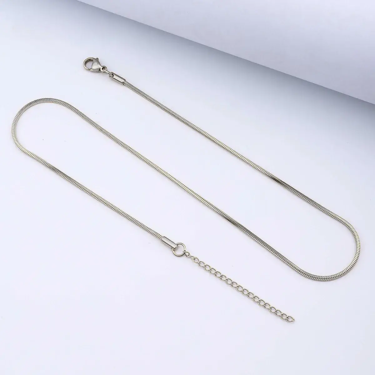 Cadena Acero Inox Cola de Rata Redonda Delgada 2 mm