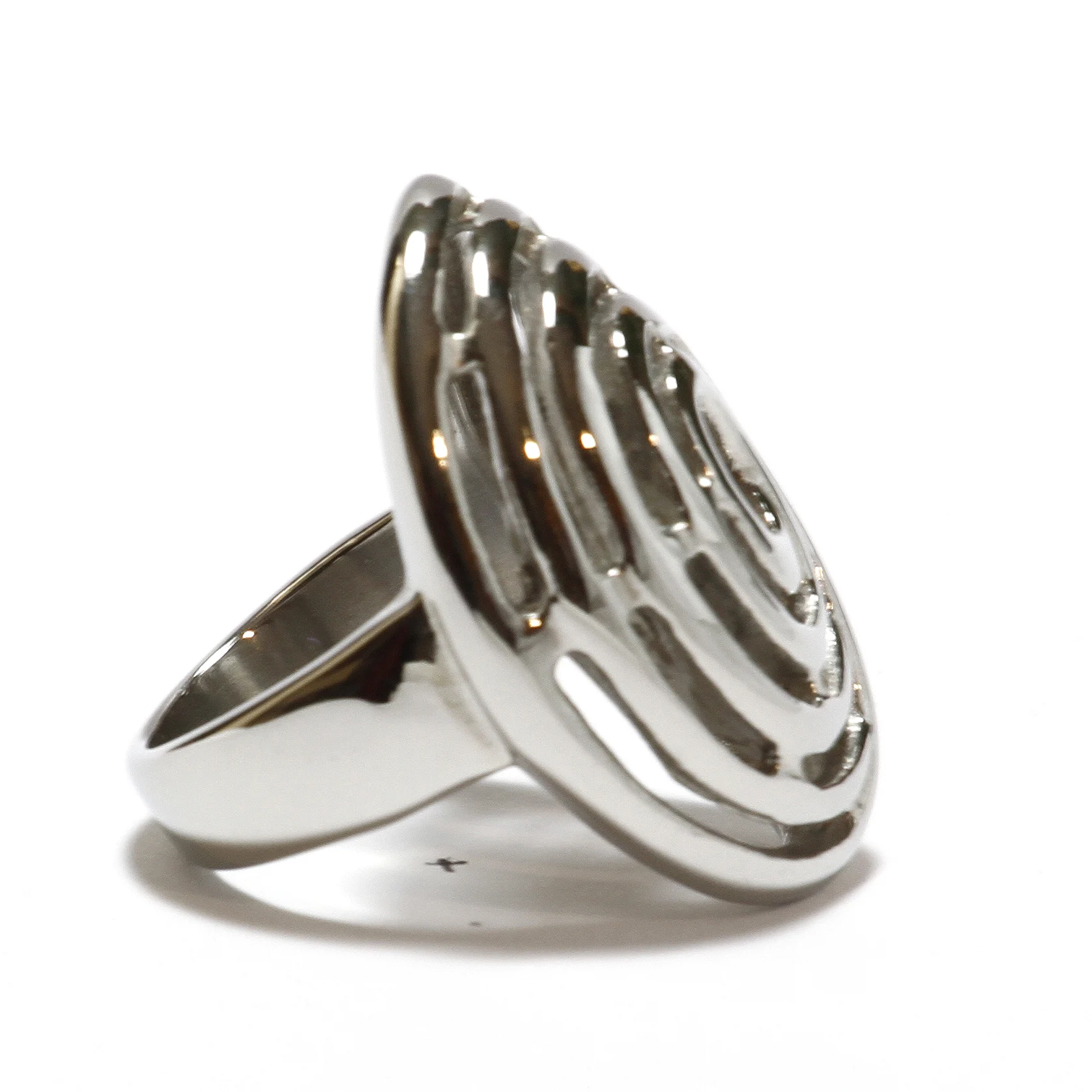 Anillo Acero Inoxidable Circulos Trans