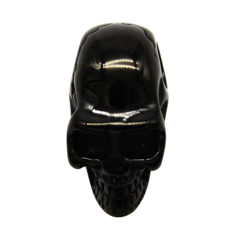Dije Acero Inoxidable Negro Cráneo Calavera Skull Black