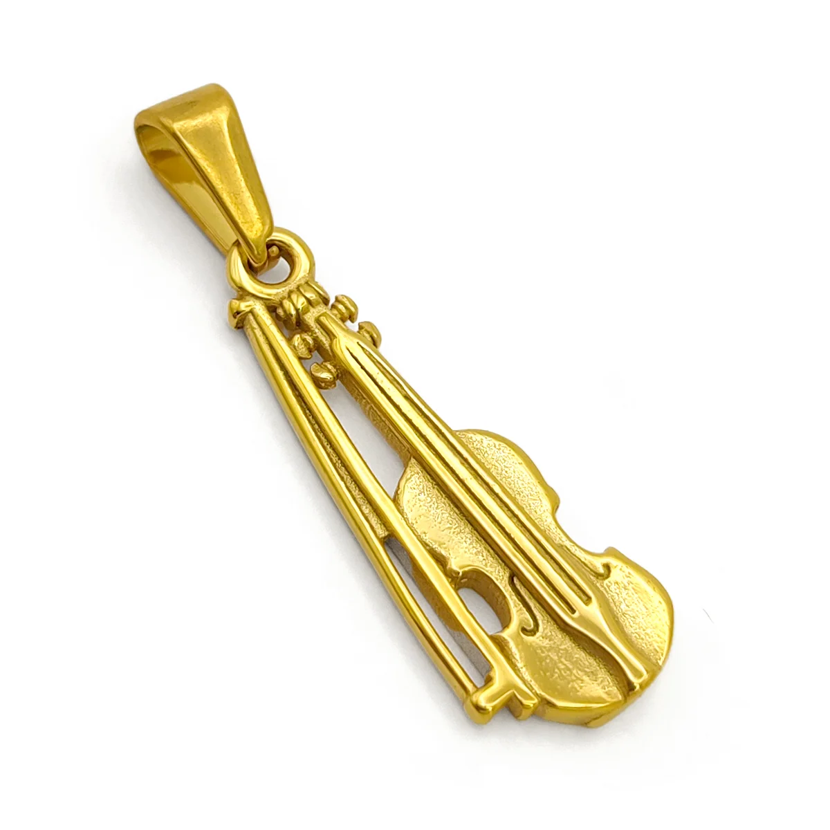 Dije Acero Inox Dorado Violín Chelo Instrumento Música