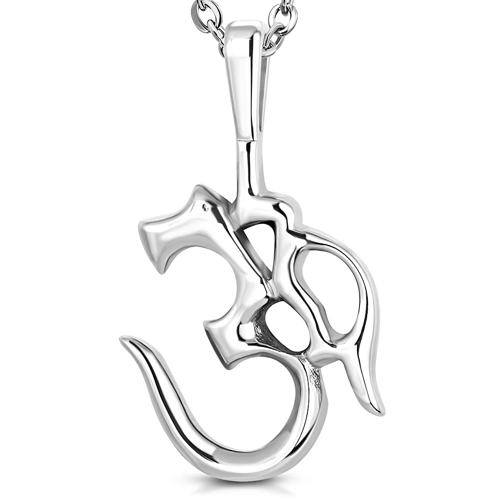Dije Acero Inox Símbolo Ohm Religión Hindú