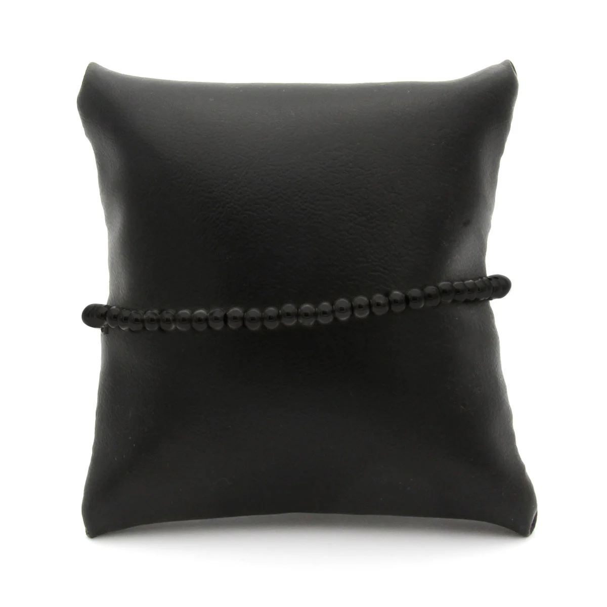 Pulsera Acero Inoxidable Balin Negro 4mm