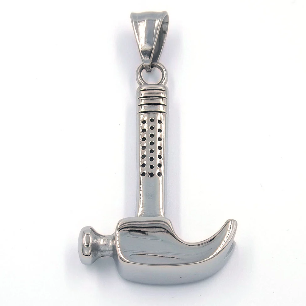 Dije de Acero Inoxidable Martillo Herramienta Carpintero