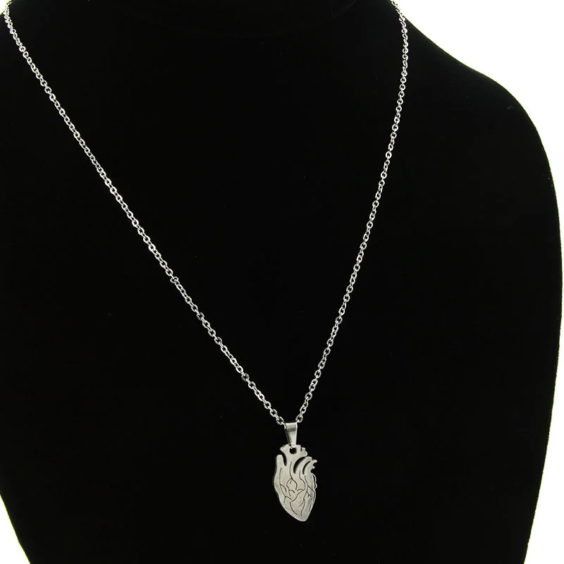 Set de Joyeria Acero Plateado Corazon Especial Real