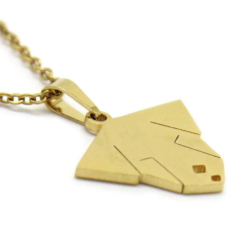 Set de Joyeria Acero Inoxidable Dorado Mascota Perrito
