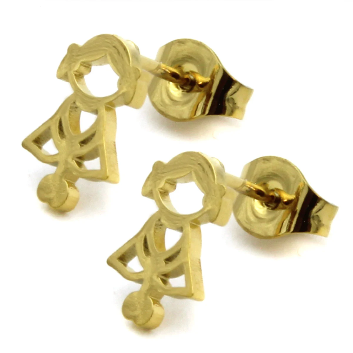 Set Joyeria Acero Inoxidable Dorado Hija Niña Familia