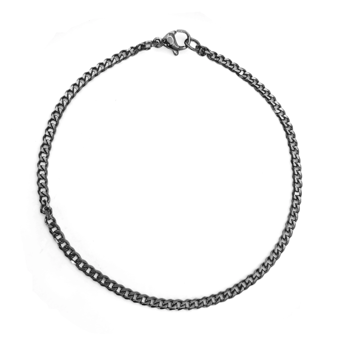 Pulsera Acero Inox Esclava Cubana Delgada Sencilla 3mm