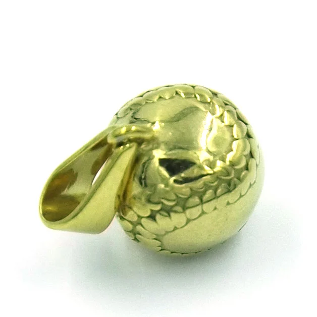 Dije Acero Dorado Pelota de Baseball Beisbol