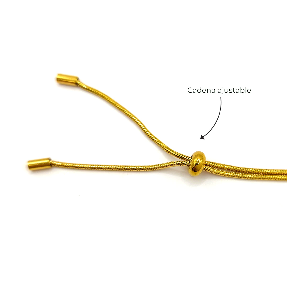Collar Acero Dorado Nudo de Bruja Mano Fatima Proteccion