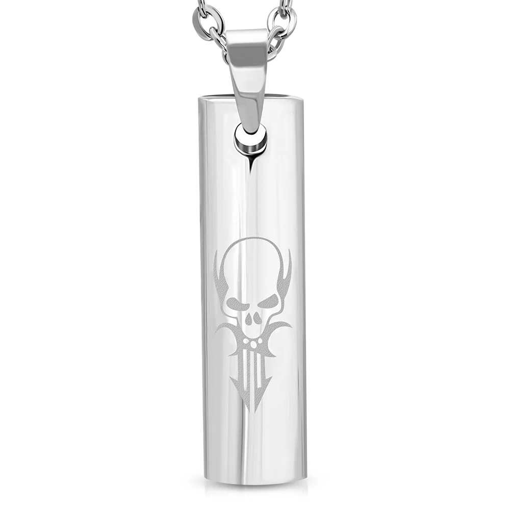 Dije Acero Inox Calavera Drácula Chopper Biker