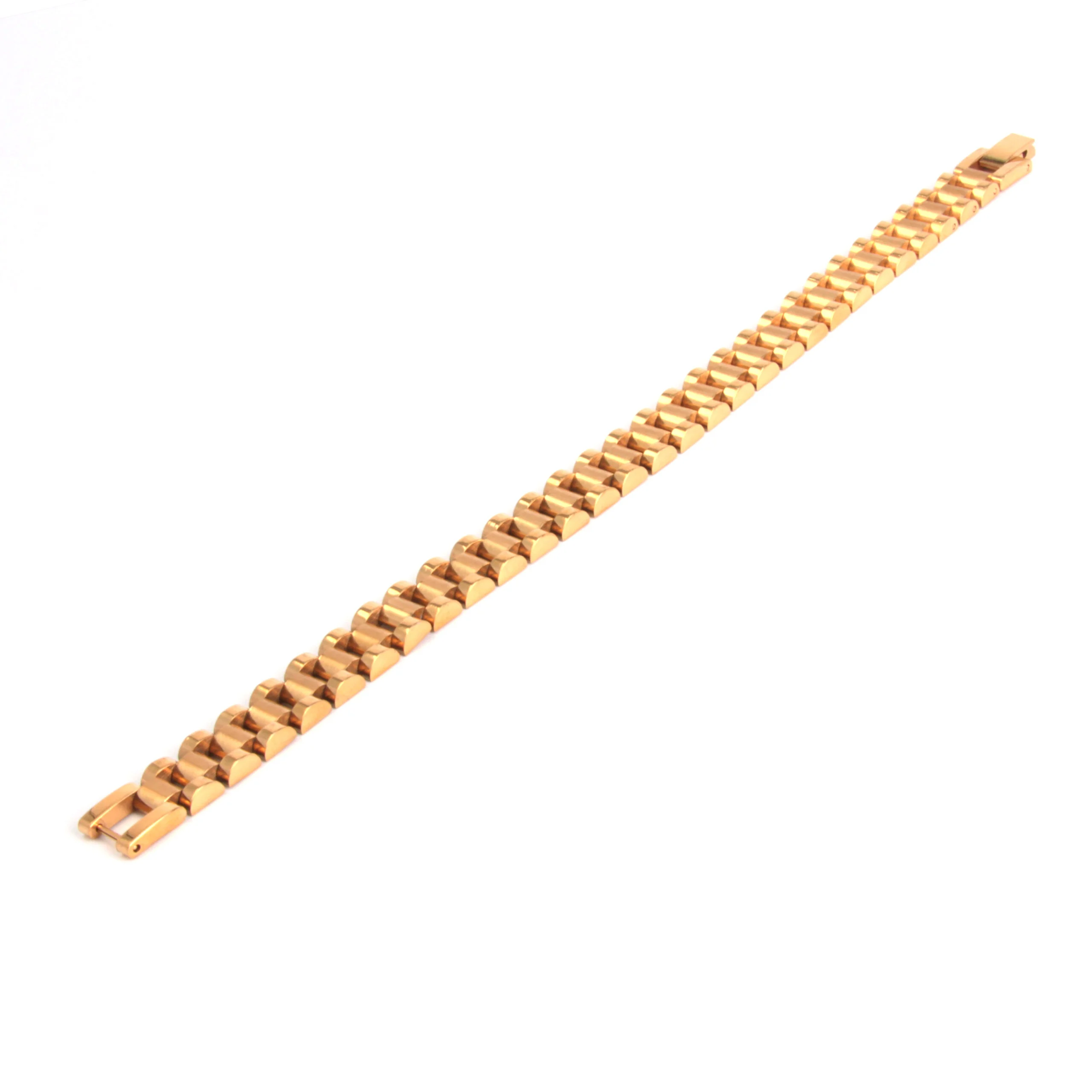 Pulsera Acero Dorado Extensible Magno Gold
