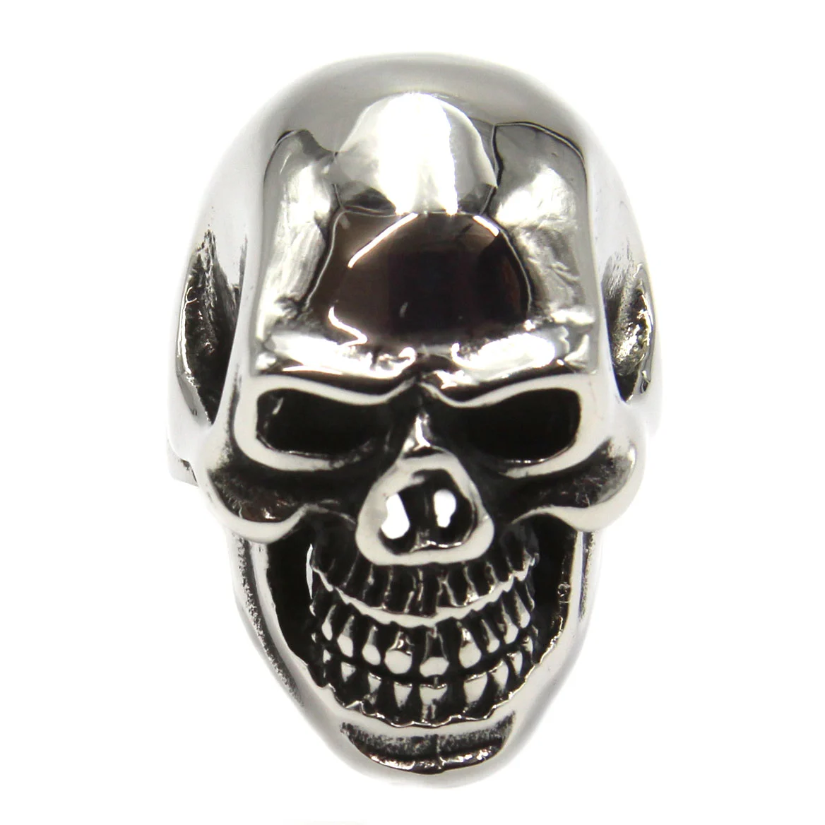 Anillo de Hombre en Acero Gran Craneo Calavera