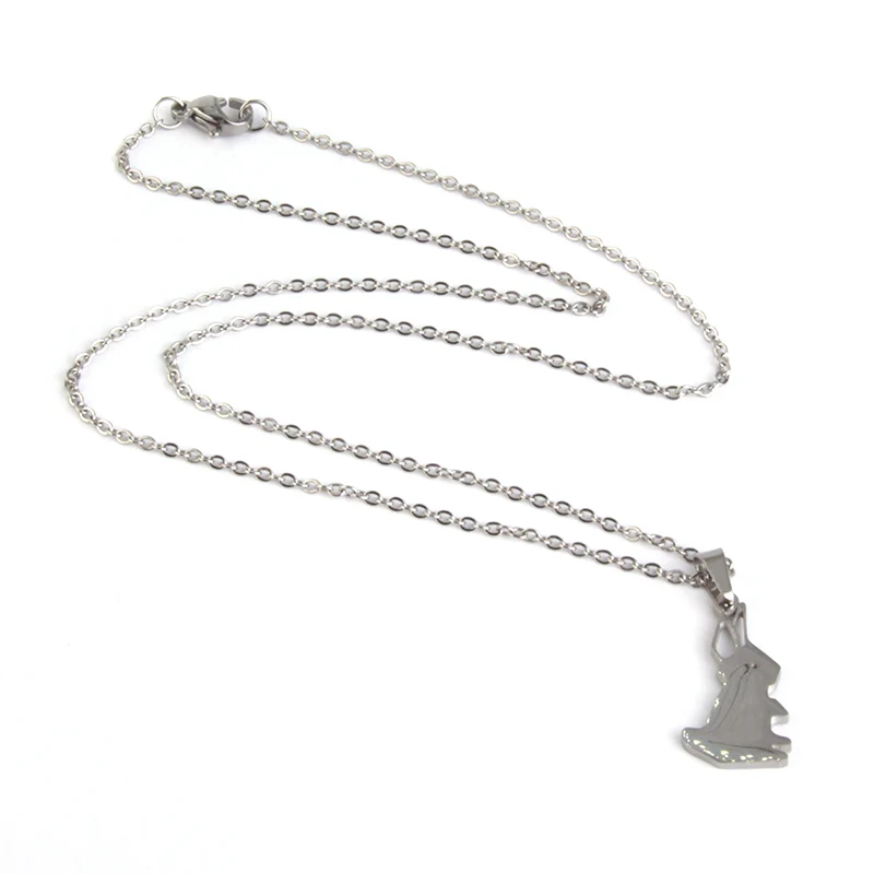 Set de Joyeria Acero Plateado Conejos Conejitos