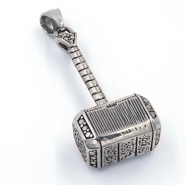 Dije de Acero Inoxidable Martillo Real de Thor