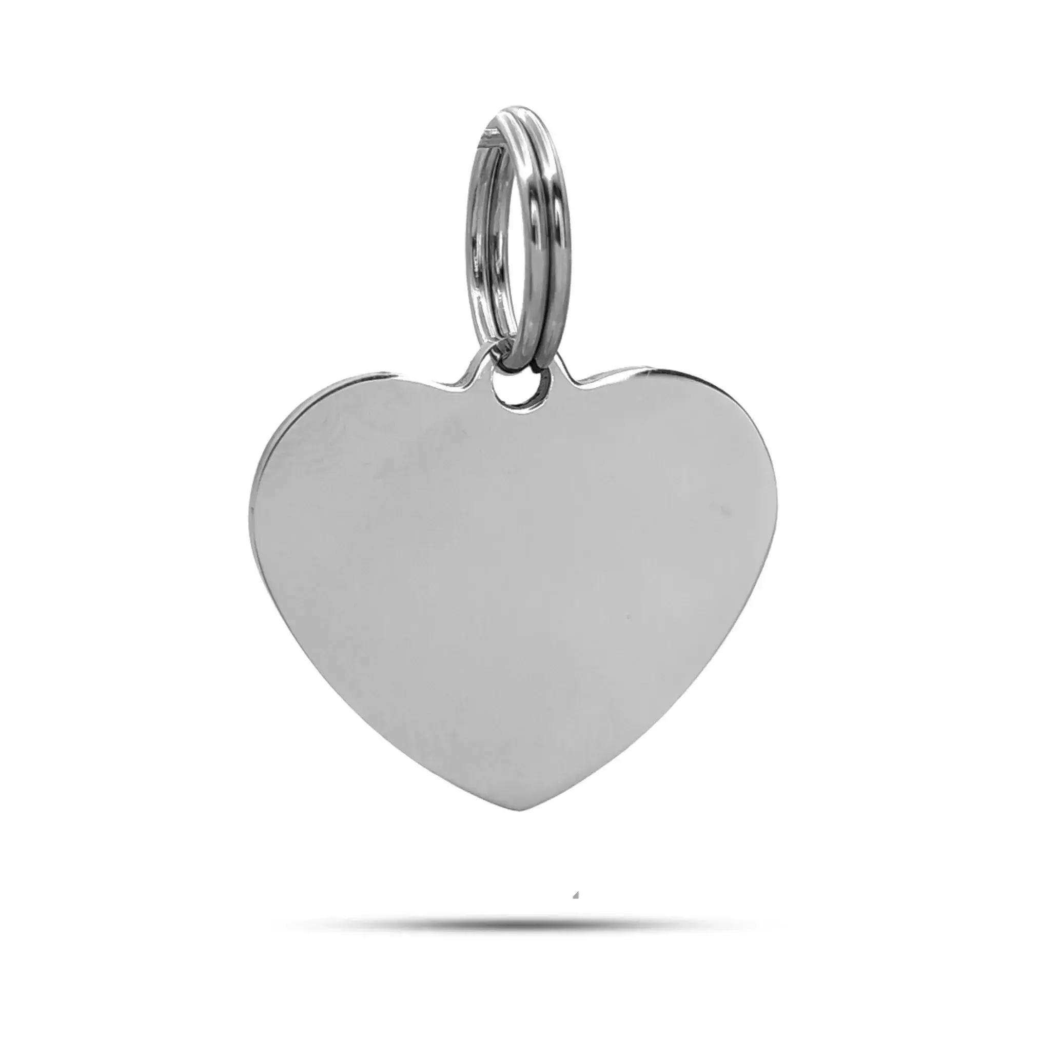 Placa de Identificación para Mascota Forma Corazón