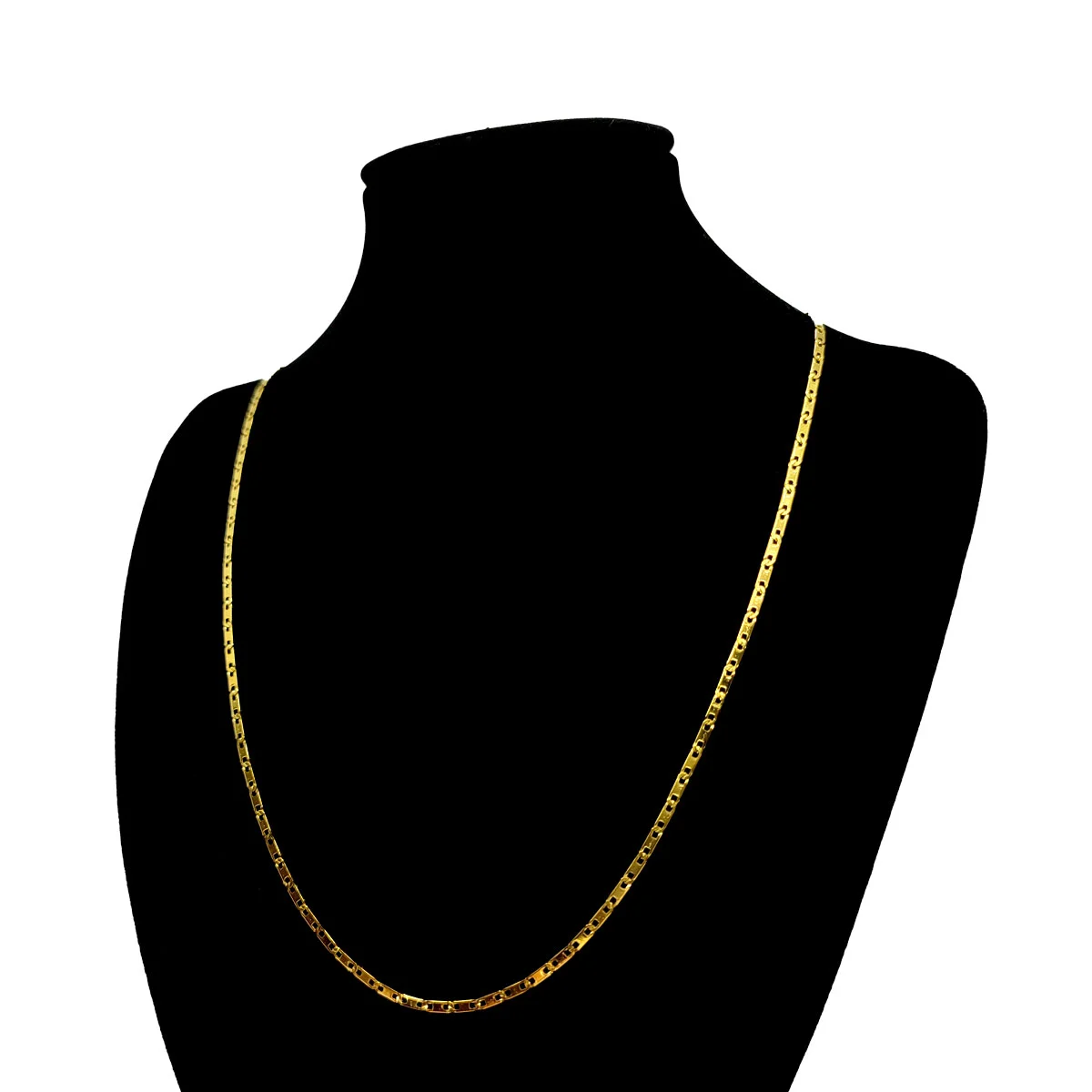 Cadena Acero Inoxidable Dorado Planchada Eslabon Adige