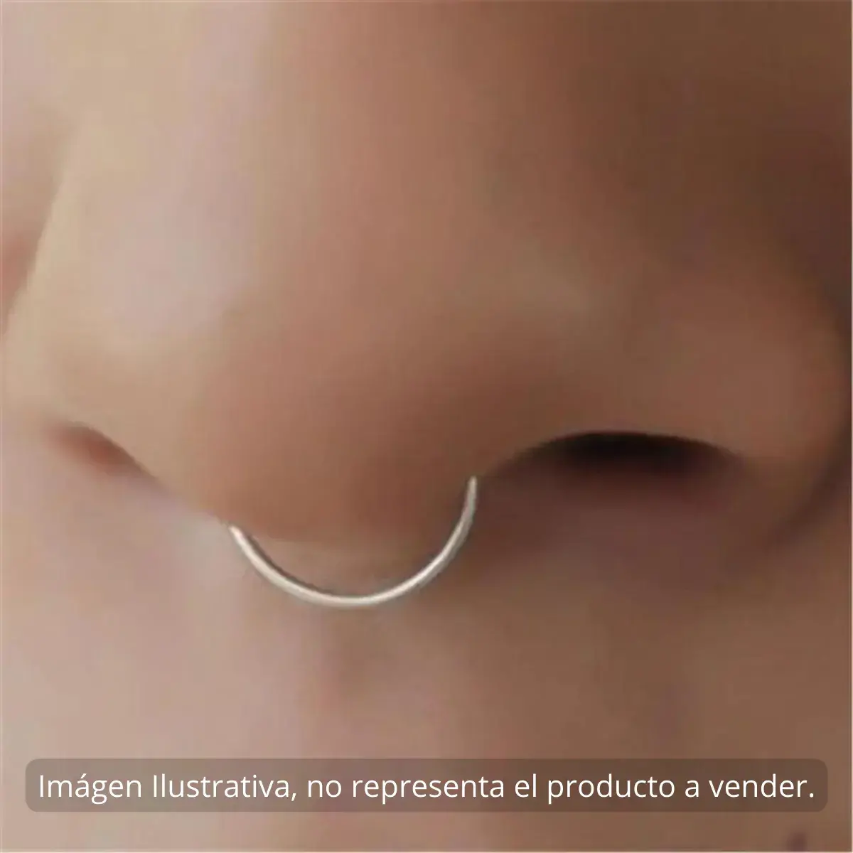 Piercing de Oreja Acero Argolla Aro Balin Clicker Liso
