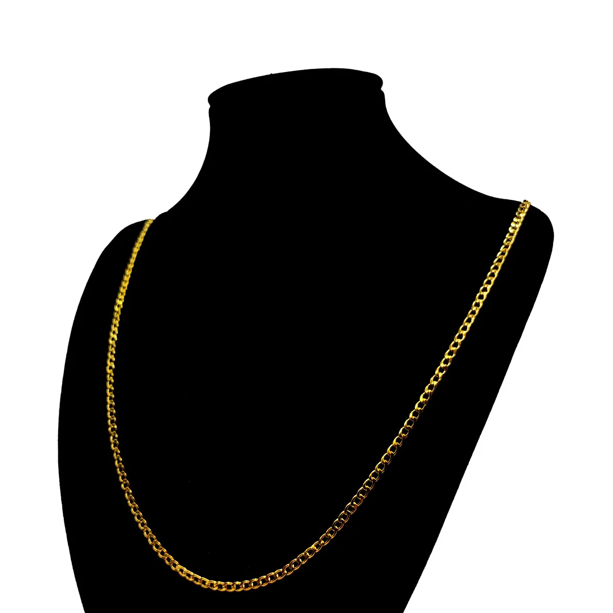 Cadena Acero Inoxidable Dorado Eslabon Barbado Pequeño