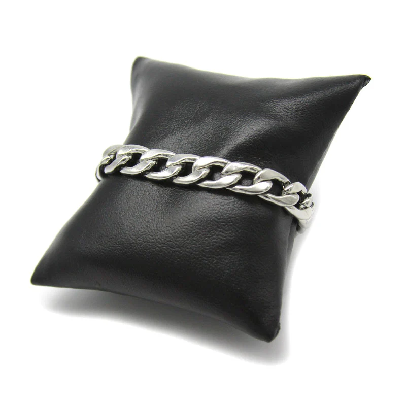 Pulsera Esclava Acero Inoxidable Hombre Eslabon Cubano
