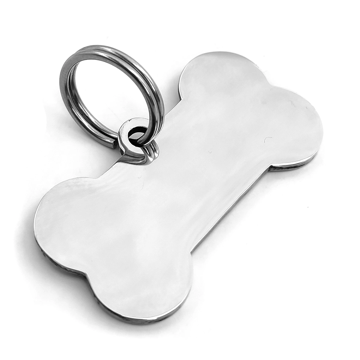 Placa de Identificación para Mascota Forma Hueso