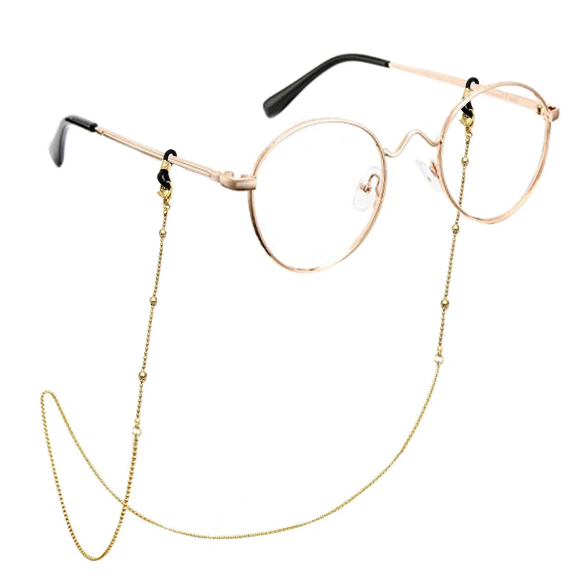 Cadena Lentes Dorado Eslabon Balin Balines Sencillo