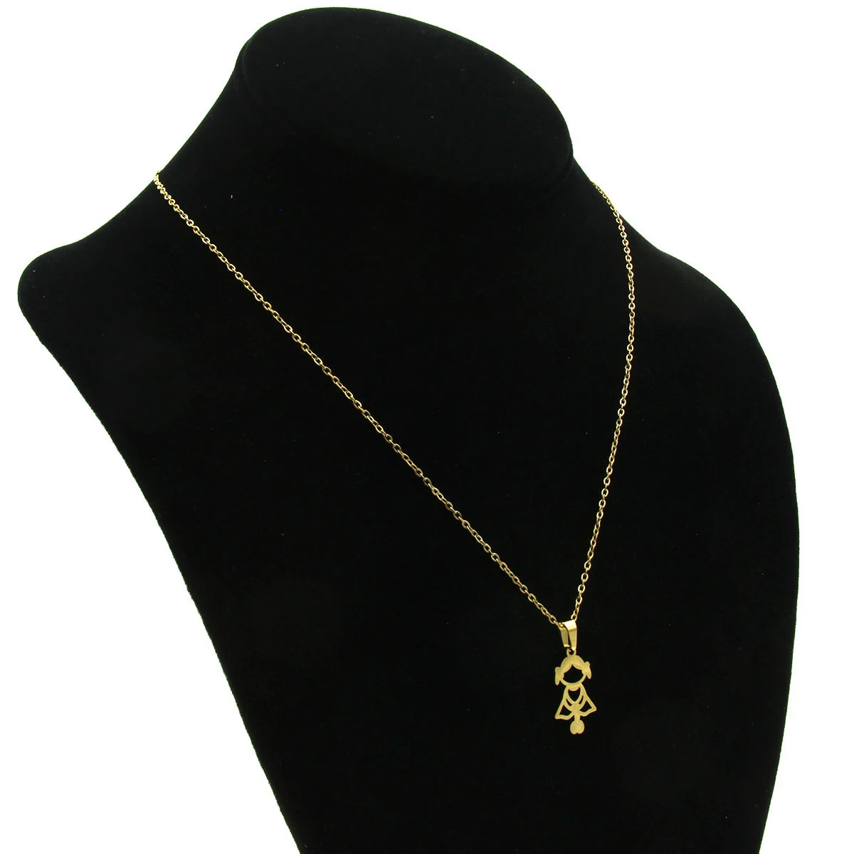 Set Joyeria Acero Inoxidable Dorado Hija Niña Familia