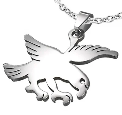 Dije de Acero Inoxidable Diseño Aguila