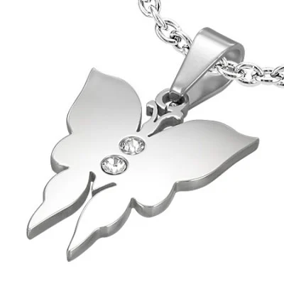 Dije Diseño Mariposa con Zirconias