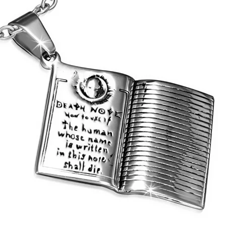 Dije de Acero Libro de la Muerte Motociclista