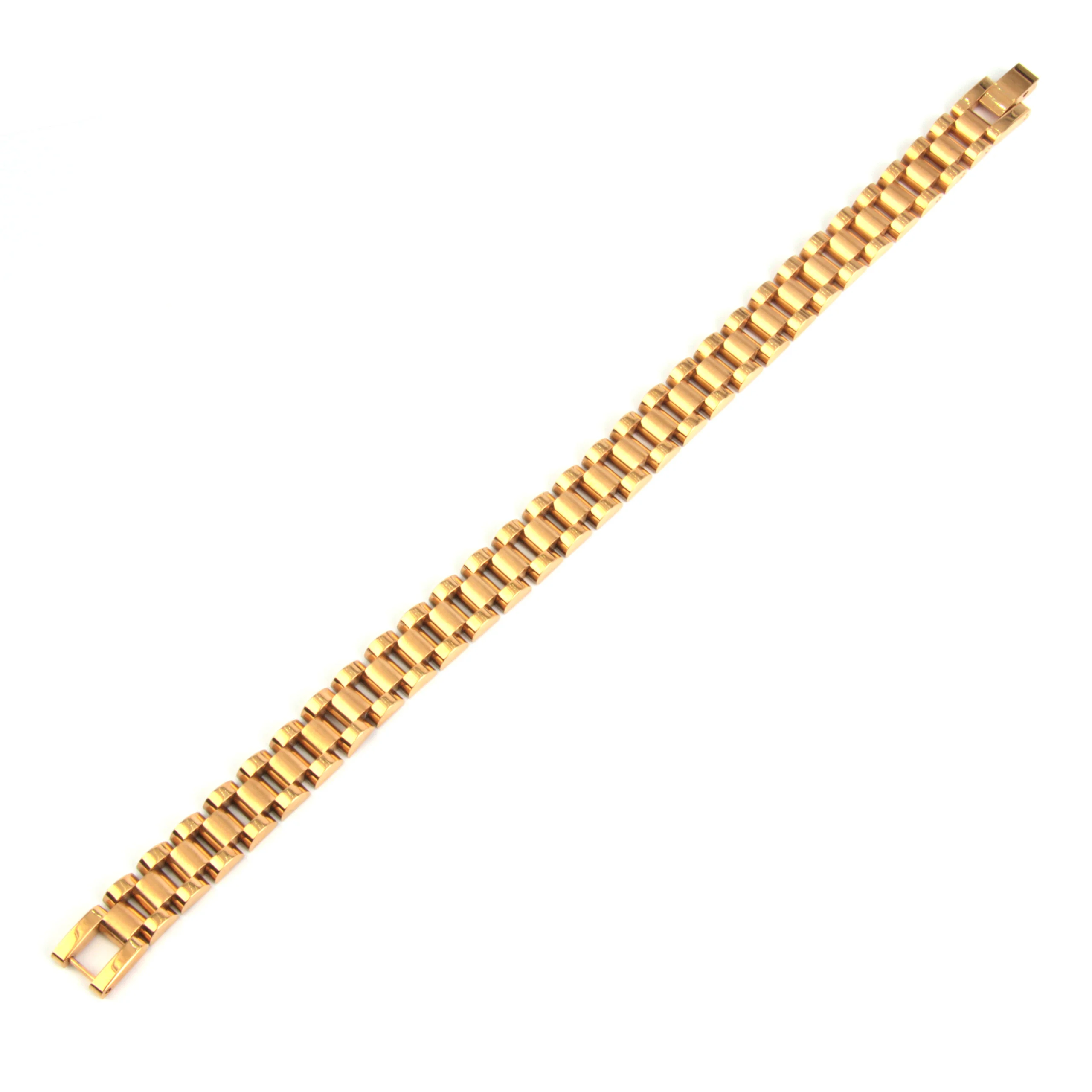Pulsera Acero Dorado Extensible Magno Gold