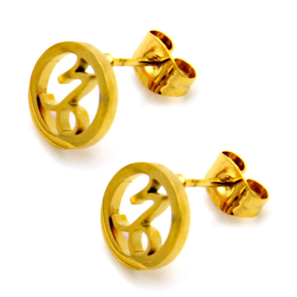Set Joyeria Acero Dorado Signo Zodiacal Capricornio