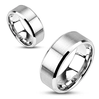 Anillo de Acero tipo Argolla de Matrimonio Original 6mm