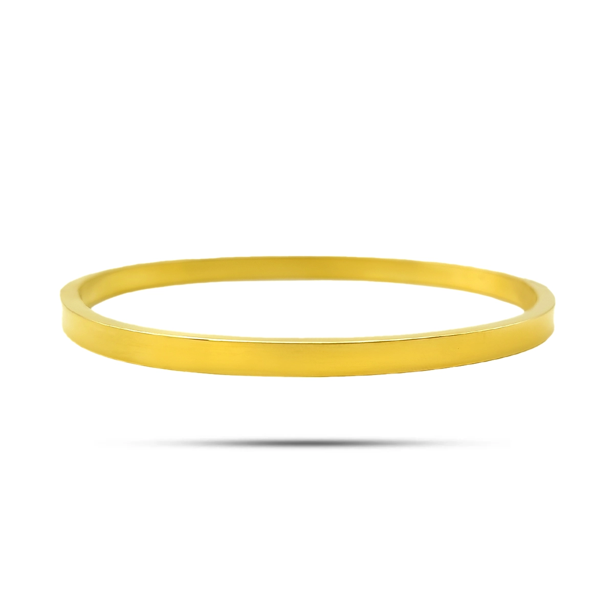 Pulsera Acero Brazalete Rigido Liso Pulido Sencillo