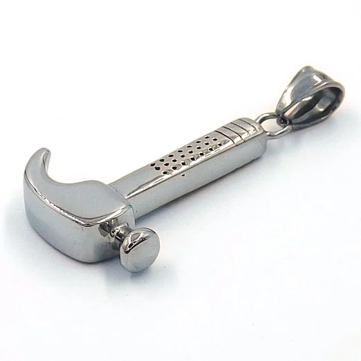 Dije de Acero Inoxidable Martillo Herramienta Carpintero