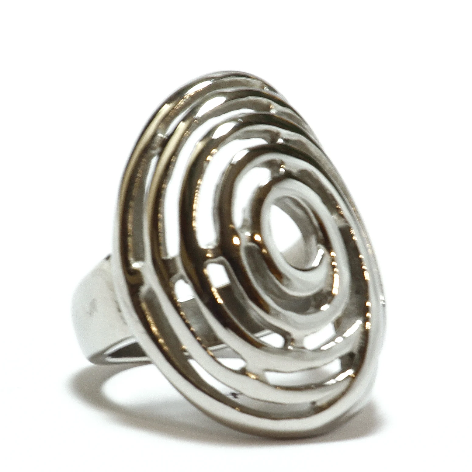 Anillo Acero Inoxidable Circulos Trans