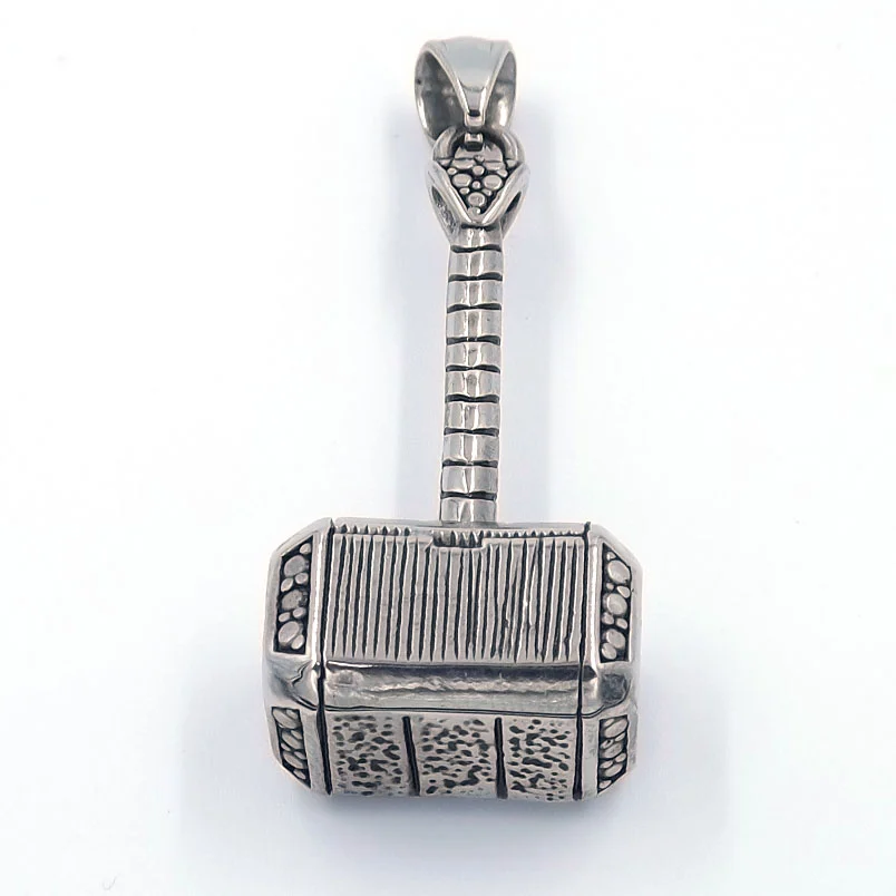 Dije de Acero Inoxidable Martillo Real de Thor