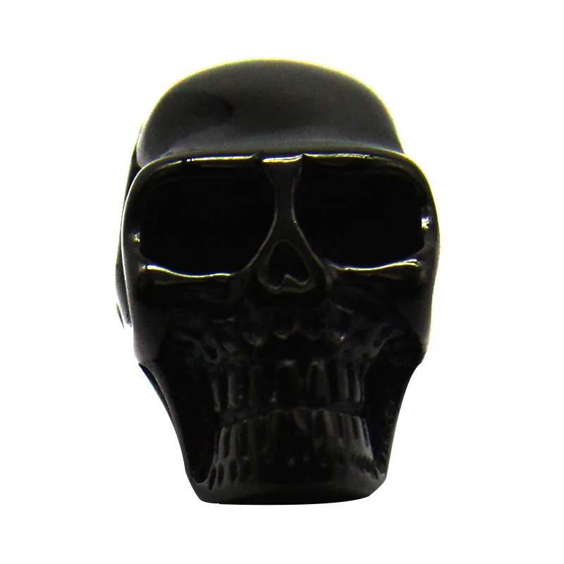 Dije Acero Inoxidable Negro Cráneo Calavera Skull Black